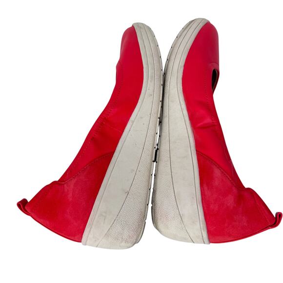 Vionic Jacey Poppy Ballet Flat Wedge Shoes Womens Red Size 8 Rubber Sole Slip On - Picture 8 of 10